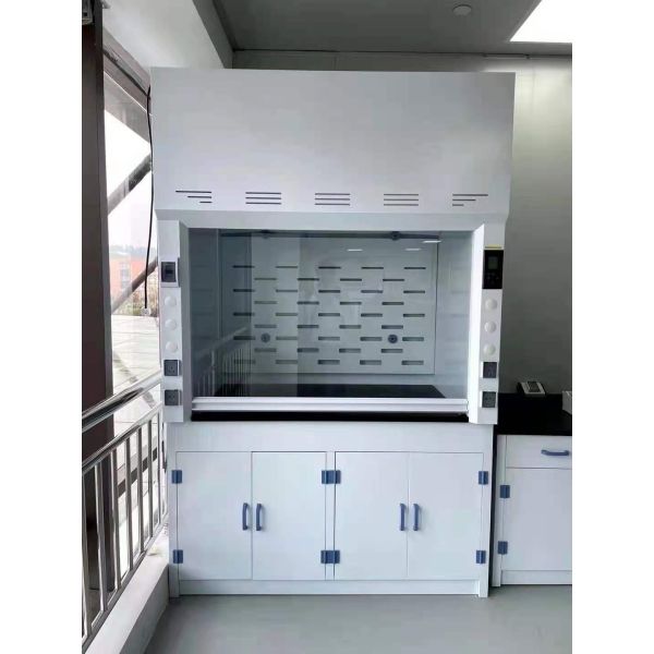 White Lab Fumehood Exhaust Fume Cupboard Controller Monitors with Contemporary Design