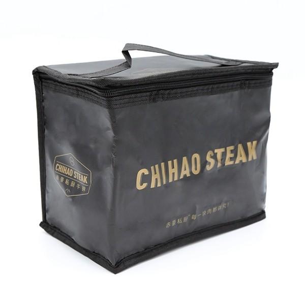 Customized Wine Bottle Non Woven Ice Thermal Lunch Insulated Cooler Bag