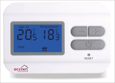 Termostato programável de sete dias, termostato para o calefator da parede