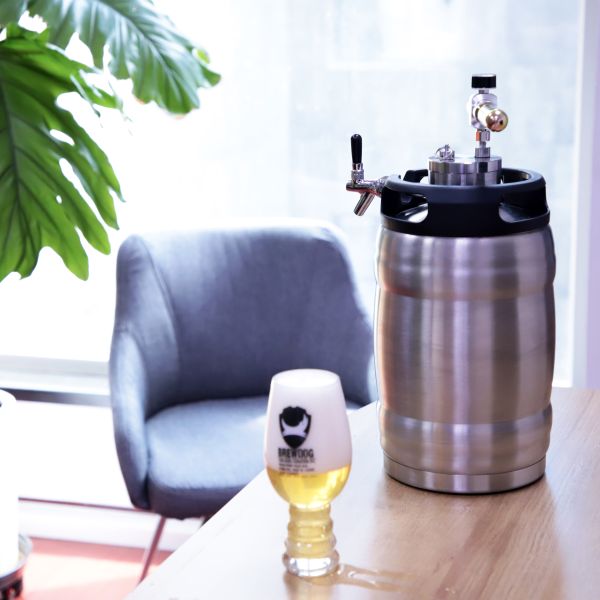 5 l партия Kegger системы бочонков пива нержавеющей стали распределителя СО2 Growler мини