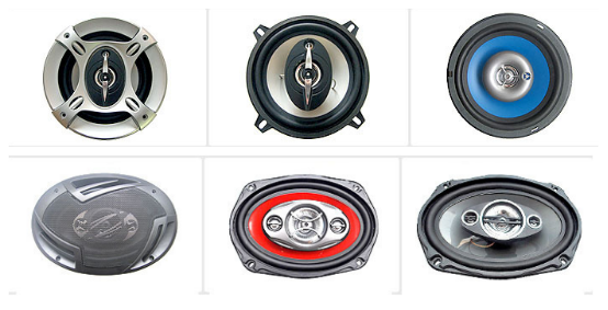 120 Watt 6.5 Inch Magic Voice Component Car Speaker Two Frequency High Grade