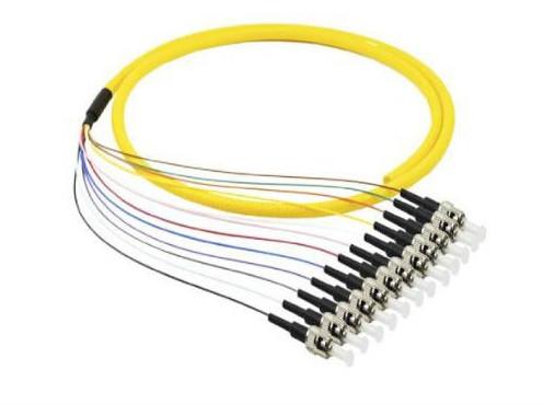 Yello Color Optic Fiber Patch Cable Patch Cords SC 12 Cores Bundle Pigtail