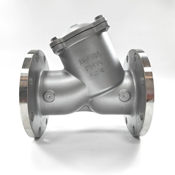 Stainless Steel Water Filter Industrial/Municipal/Fire Protection, Flanged Connection, High-Efficiency Filtration,  ISO