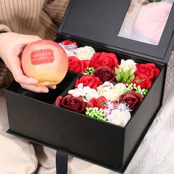 Wholesale Christmas Gift Soap Rose Flower Gift Box For Friend