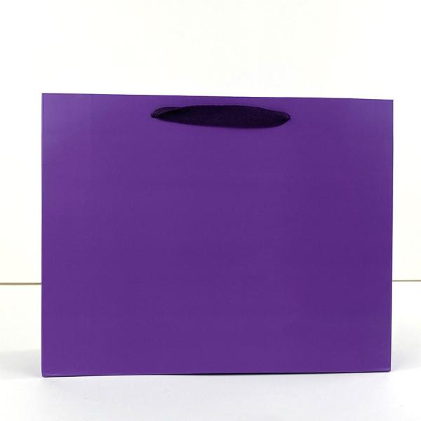 Bolsas de compras Kraft púrpura de primera calidad Bolsas de bolsillo de bolsillo de bolsillo de bolsillo de bolsillo de bolsillo de bolsillo