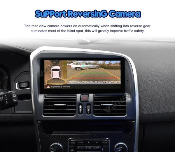 Viknav Car Stereo Radio For Volvo S60 V60 (2011-2019) 8.8 inch GPS Navigation Multimedia DVD Player HD Screen 2 Din