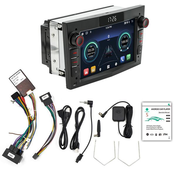 Creatall 7-Inch HD Screen Android Car GPS Navigation System Compatible Opel Smart for BT Wireless CarPlay Dashboard USB