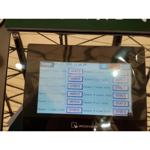 Ручная машина завалки газа аргона для делать изолируя стеклянную обработку