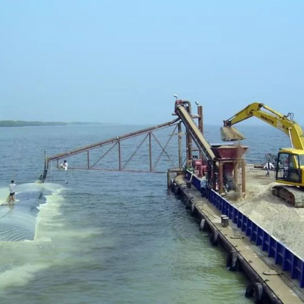 High Strength Geotextile Dewatering Bags Dewatering Filtration Geotube Shoreline Protection