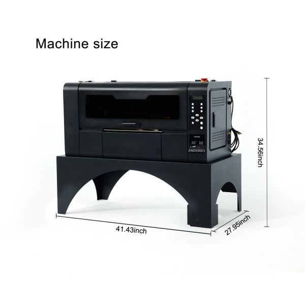 140KG Mini A2 17'' PET Film DTF Printer 42cm For T-Shirt With Two Epson Xp600 Printhead