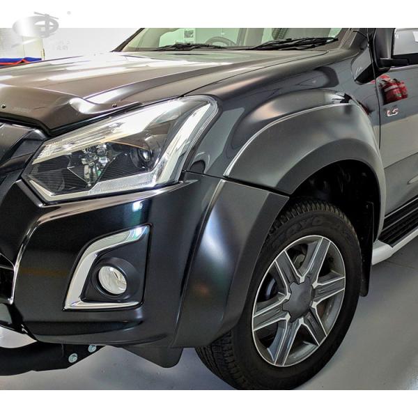 Lightweight Pocket Fender Flares , 9 Inch Matte Black Fender Flares