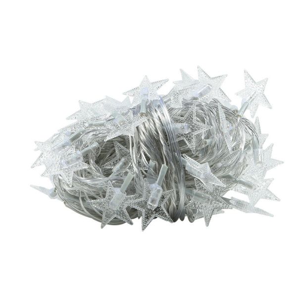 Star Christmas String Lights Plug in Led 8 Modes Fairy Lights with Remote for Bedroom Outdoor or Indoor Holiday Wedding Decor