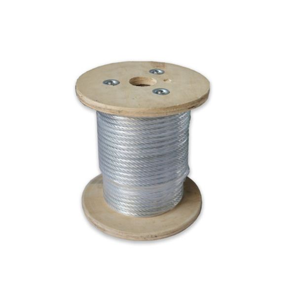 Cable de avión galvanizado de 100 pies, 500 pies, 1000 pies para accesorios agrícolas, ganchos