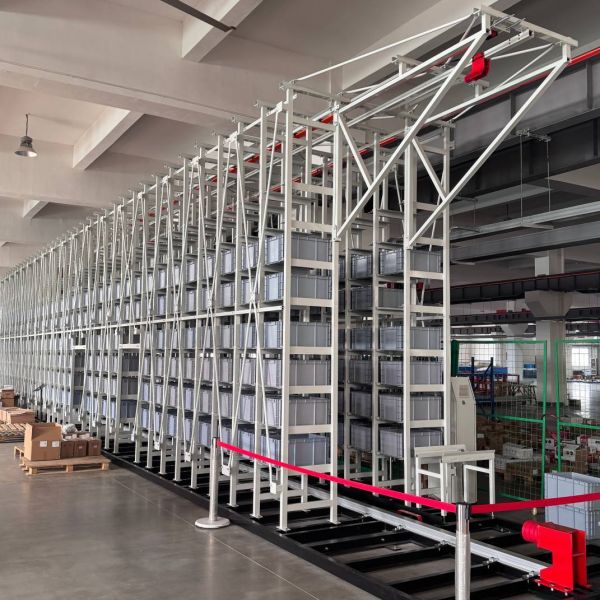 WMS/WCS Integrated High Efficiency Bin Stacker Crane For Smart Warehouse Systems