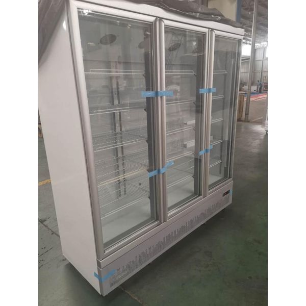 Commercial Upright Glass Door Display Freezer 3 Door