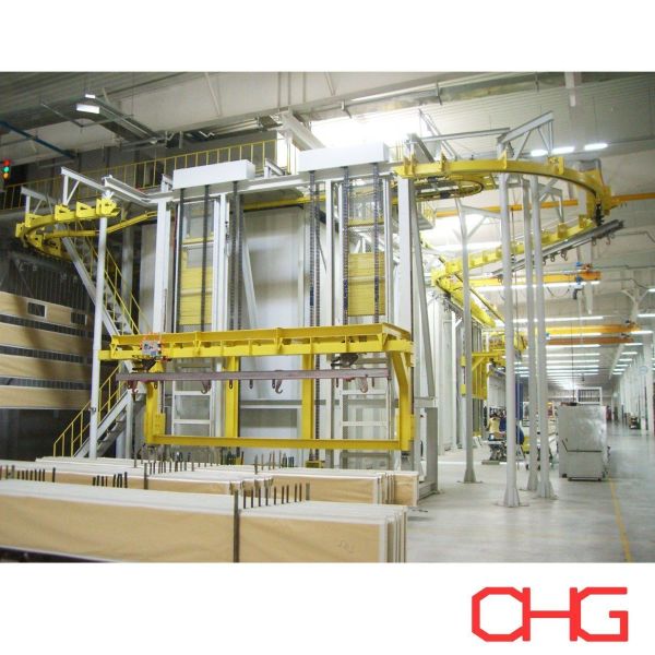 Powder Coating Line designed for iron electrical control cabinets automatic spraying and manual coating for detailed finish