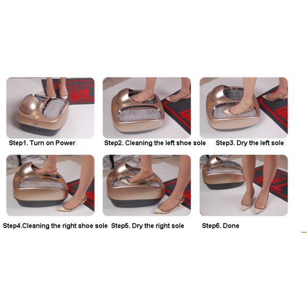 Автоматический домашний единственный уборщик ботинка ролика щетки машины чистки для рекламы/дома