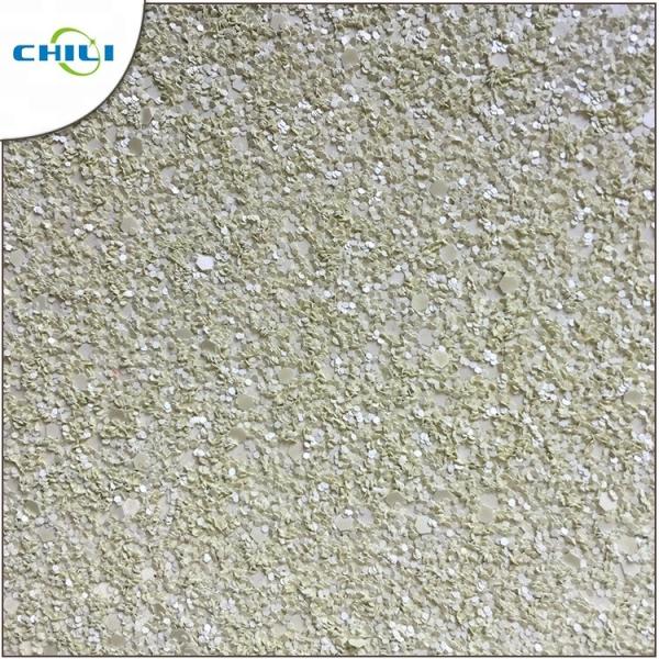 Custom Silver Glitter Wallpaper 0.6mm Thickness 137cm Width Entertainment