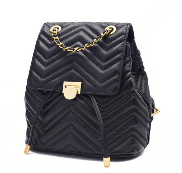 Water Ripple Ladies Waterproof Backpack With Handles On Top 24cm 16cm