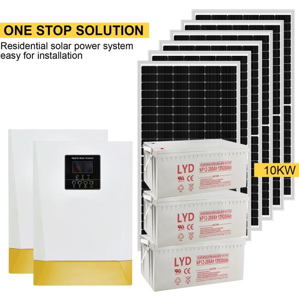 400Ah acidificado ao chumbo fora do sistema solar da grade para o anúncio publicitário home