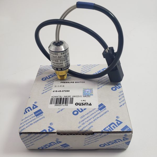 Pressure Switch 418-43-37230 for Komatsu Wheel Loader WA250 WA380 WA320-5