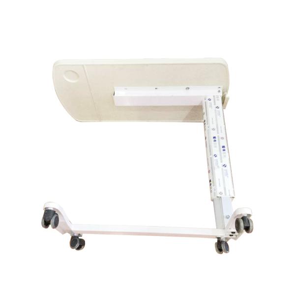 Jantando a tabela de Overbed do hospital de Tray Table Metal Gas Spring da cama de hospital