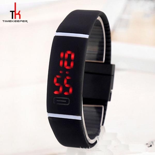 Silicone Straps Multifunction Wrist Watch , Smart Screen Touch Led Watch