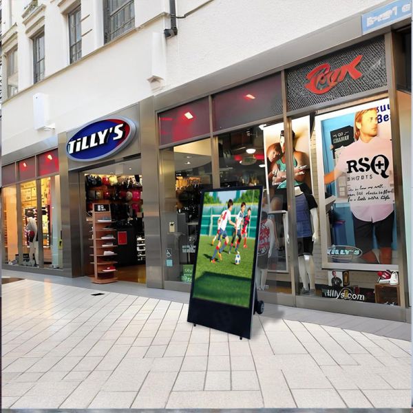 32 Inch IP65 Waterproof Portable Advertising Display With 60Hz And 5ms Response Time