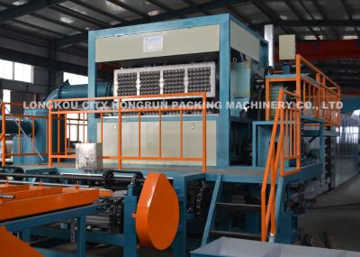 Machine de plateau d'oeufs de papier de la capacité 4000PCS/H avec six couches en métal de tuyauterie d'aspersion, machine de fabrication de cartons d'oeufs