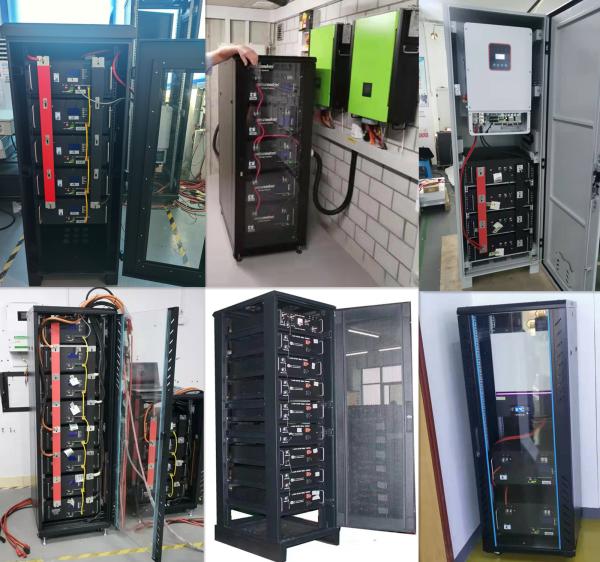 Outdoor 200kw 200kwh Lifepo4 Battery Cabinet With eSS Lithium 51.2V 48v 200Ah