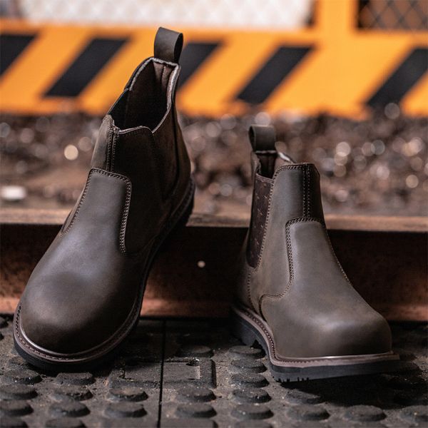 Classic Round Toe Waterproof Woodland Chelsea Fashionable Work Footwear