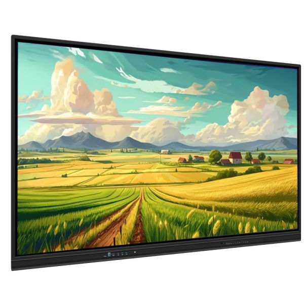 Interactive Flat Panel 98 105 110 Inch Android Wins Laptop Wireless Share RJ45 MIC In With Powerful Software For Conference Class Online E-learning