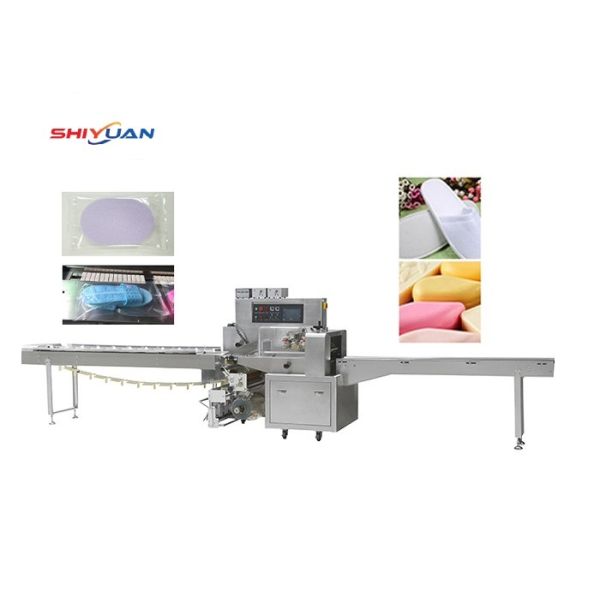 90mm Horizontal Pillow Packaging Machine For Biscuit Bread Candy Vegetables