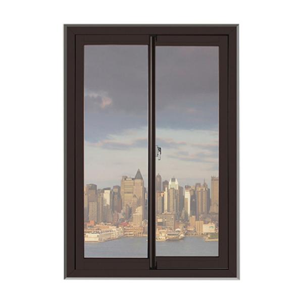 Modern Balcony Window with Custom Colors Aluminum Sliding Window in Design Style