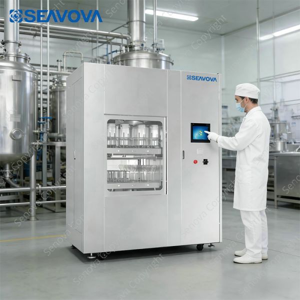 1800Ltr Pharmaceutical Glass Washer Laboratory Glassware Washer With Single Door
