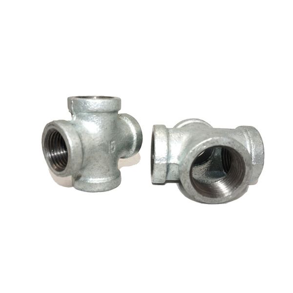 Male / Female Plumbing Pipe Fittings DIN Standard No.180 Crosses Pond Pipe Fitting