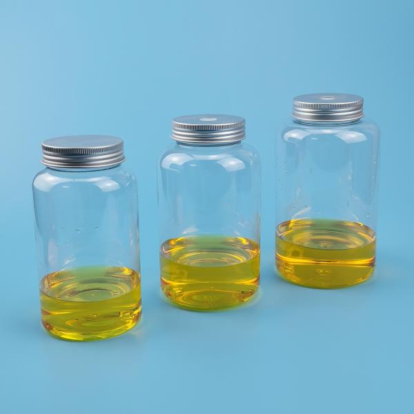 500ml 17oz Milk Tea PET Plastic Beverage Jar With PP Screw Cap