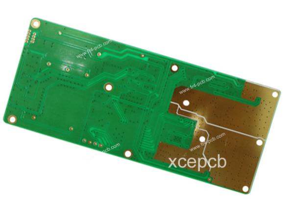 Green Solder Mask Rogers PCB 4 - Layer 1OZ Copper THK High Reliability
