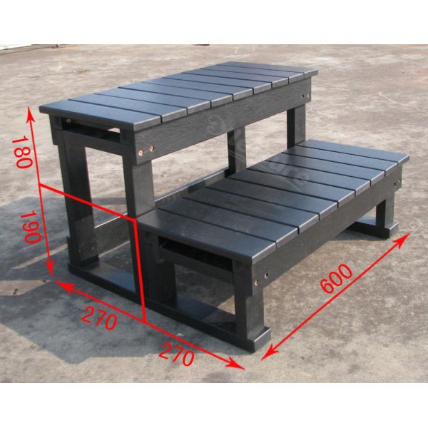 Делюкс зерно спа подписи яруса разделов 2 спа джакузи массажа сымитированное шагами деревянное