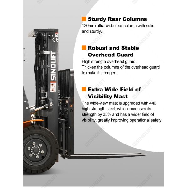 SINOLIFT T1 Series CP(C)D3.0-4.0T Internal-Combustion Counter Balanced Forklift