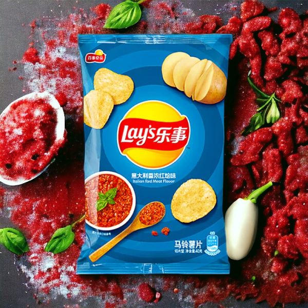 Lay's Italian Stew Flavor Chips - 135 g Packs, 14 - MEGA PACKS Wholesale Case- Asian Snack Supplier - China Origin