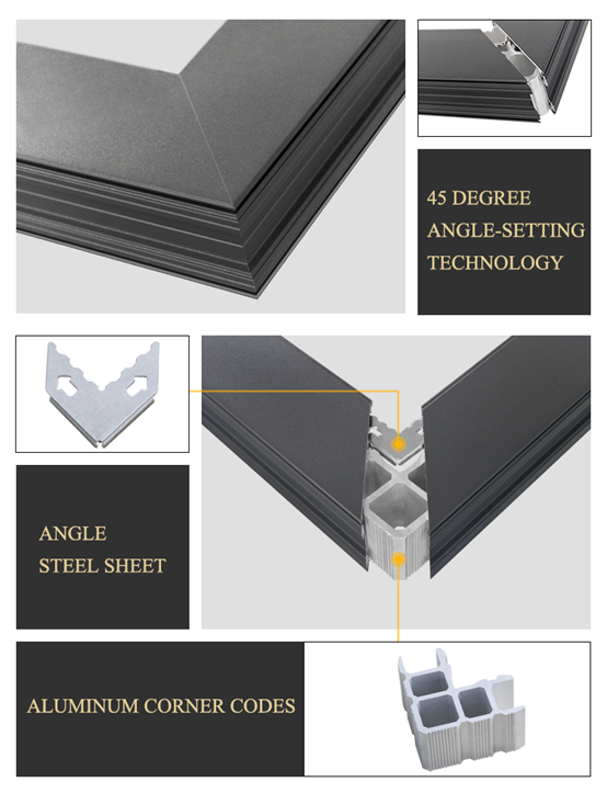 Triple Glazed Tilt And Turn Windows Black Aluminium Framed Impact Glass