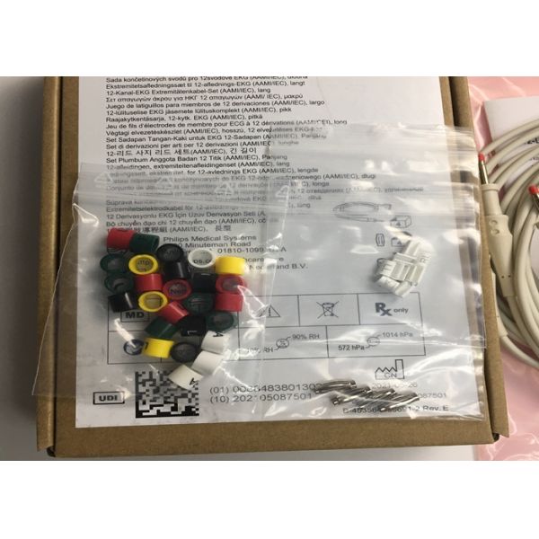 PHLIP ЭКГ Заменные части, AMMI IEC 12 Свинцовый ЭКГ Лимб Свинцовые 1.4M 989803151731