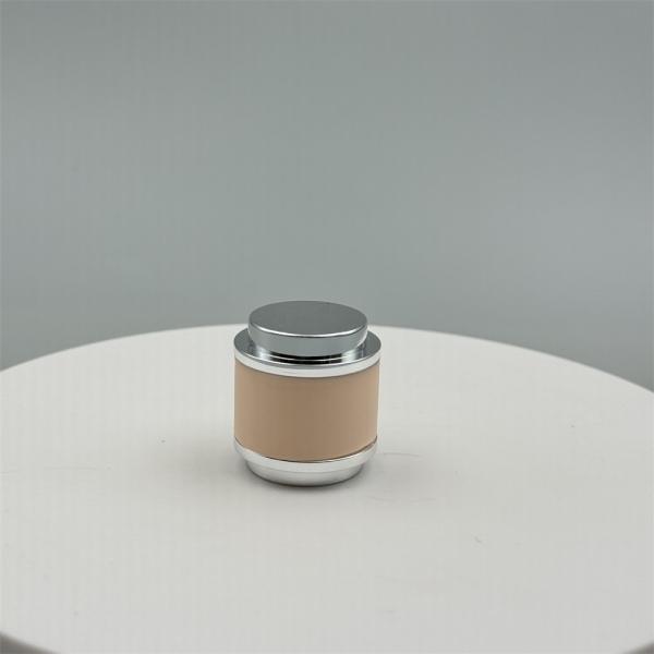 ABS Plastic Perfume Bottle Cap with 15MM Port Size and Maximum Continuous Temperature 150 °F for Cosmetics Application