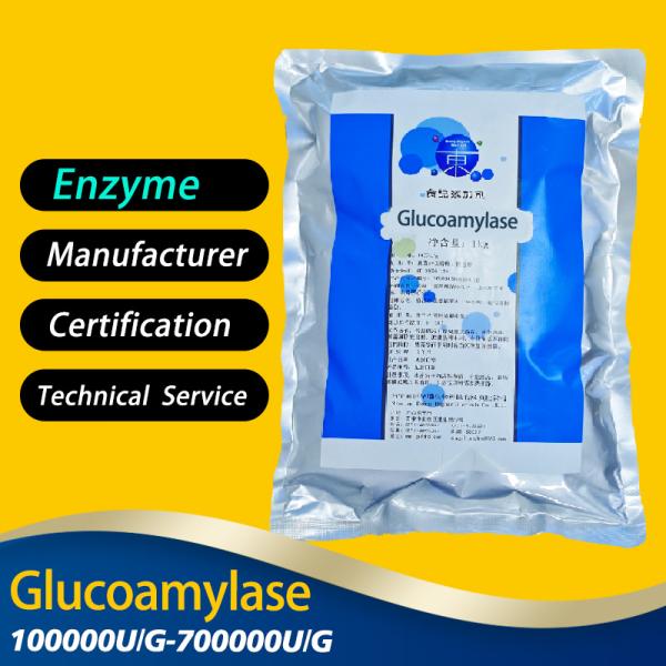 Alfa-amilasa y glucoamilasa 100000U/G-1000000U/G Actividad enzimática personalizada