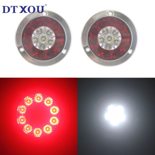 Hot Sale Led Tail Light 12v 24v Round Truck Marker Lights Truck Accessories