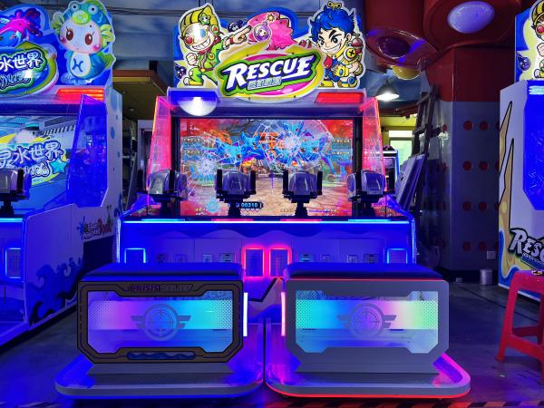 Dreamland Fast return money arcade coin operated water gun shooting games ticket redemption game machine for 4 players