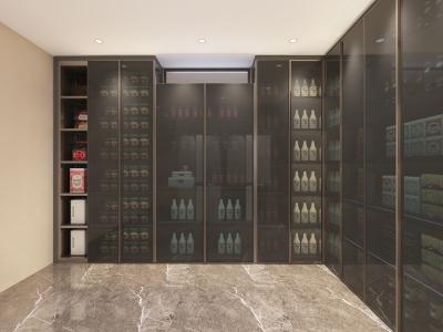 Luxo armários de armazenamento do porão de aço inoxidável perfeita fusão de elegância e praticidade