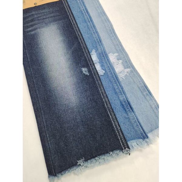 Low Shrinkage Heavy Weight 14.5oz Cotton Polyester Denim Fabric Woven For Jeans