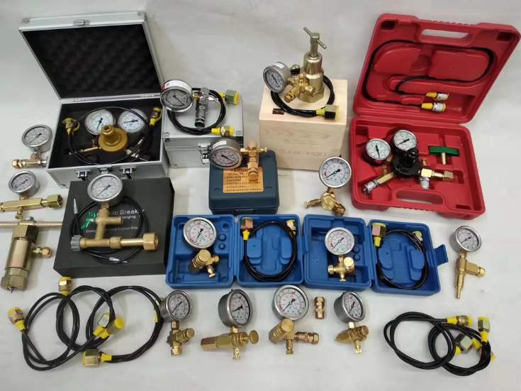 Dongyang DYB500 DYB600 DYB800 Hydraulic Hammer Nitrogen Charging Kit Use for Hydraulic Breaker N2 Test Adjust Charger Kit Tools Assembly
